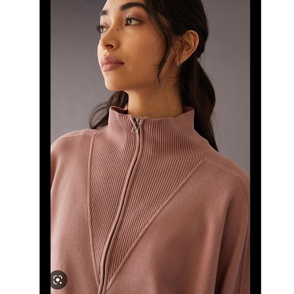 Daily Practice by Anthropologie The Daintree Sweater in Pink. Size Small. NWOT - Picture 2 of 7